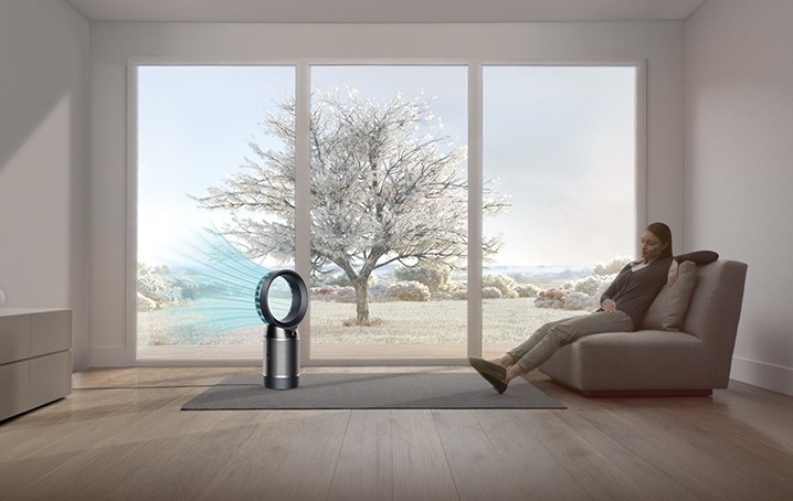 DYSON DP04 3100155-01 DP04 Pure Cool  Luftreiniger Schwarz/Nickel (40 Watt, 360 ° versiegelte Filtration)