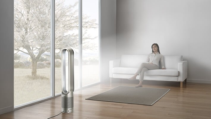 DYSON Pure Cool Luftreiniger Schwarz/Nickel (40 Watt, 360 ° versiegelte Filtration)