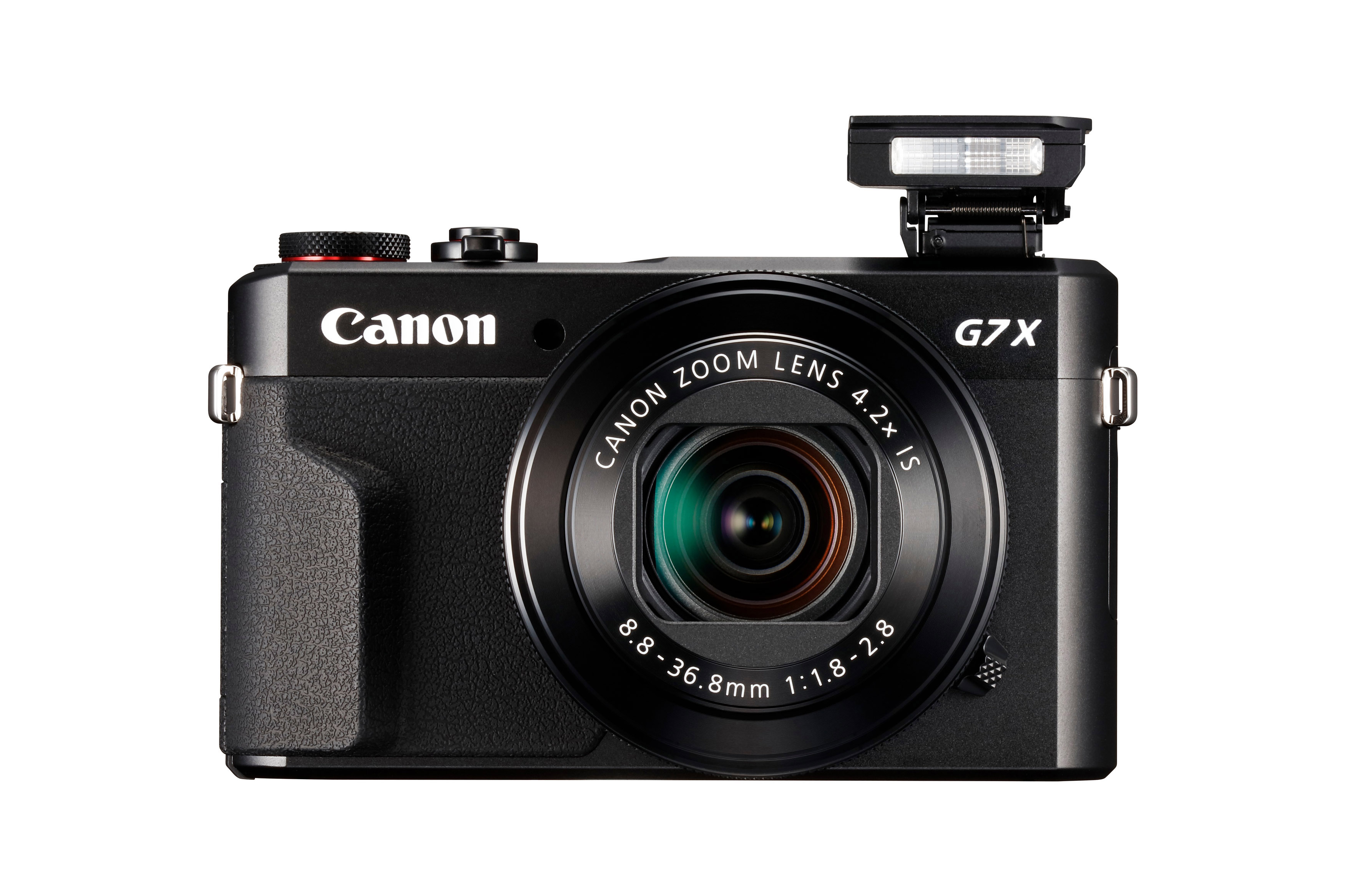 CANON PowerShot G7 X Mark II  Vlogger Kit Digitalkamera Schwarz, 4.2x opt. Zoom, sRGB Farbwiedergabe Touchscreen-LCD, WLAN