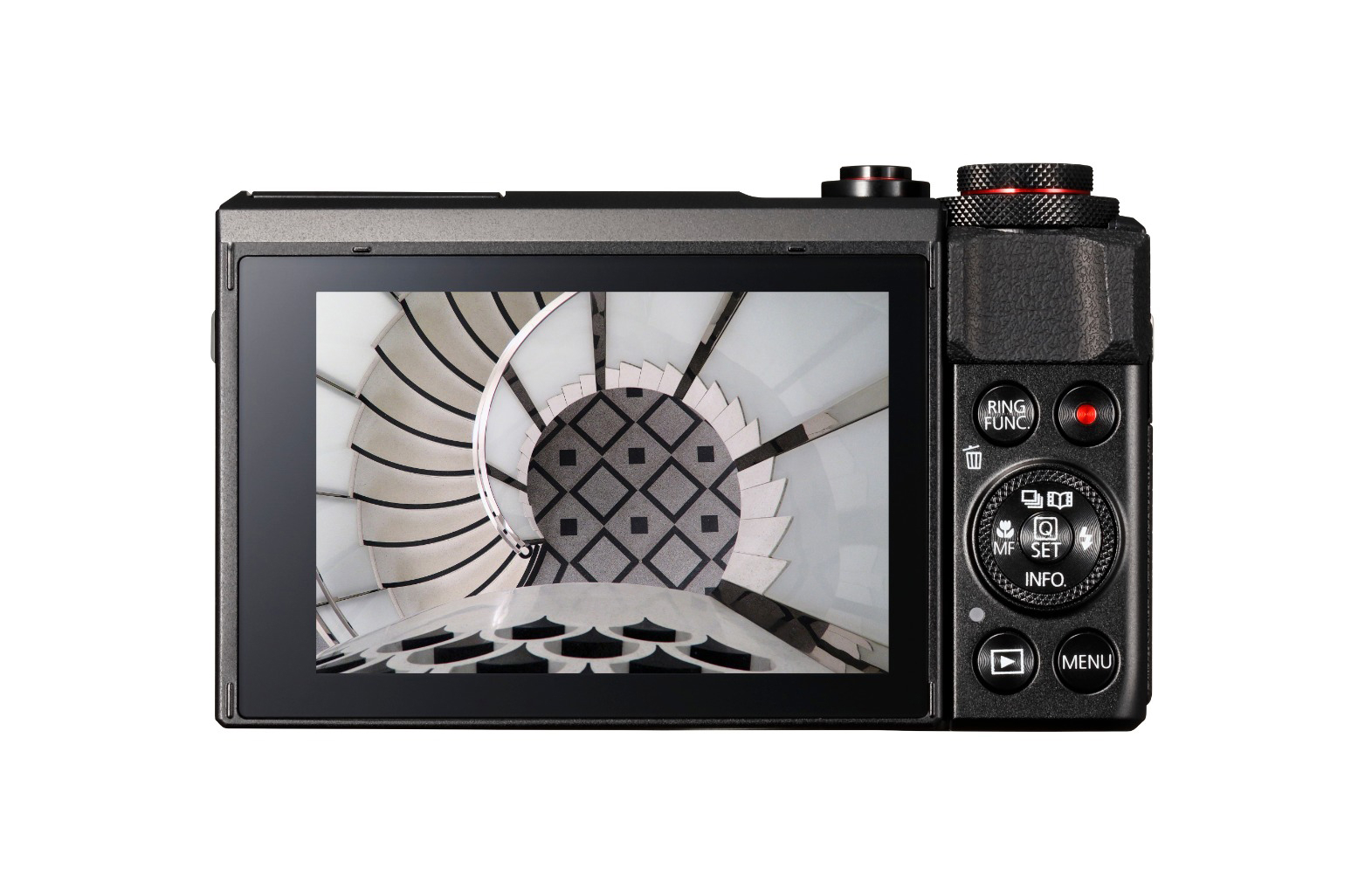 CANON PowerShot G7 X Mark II  Vlogger Kit Digitalkamera Schwarz, 4.2x opt. Zoom, sRGB Farbwiedergabe Touchscreen-LCD, WLAN