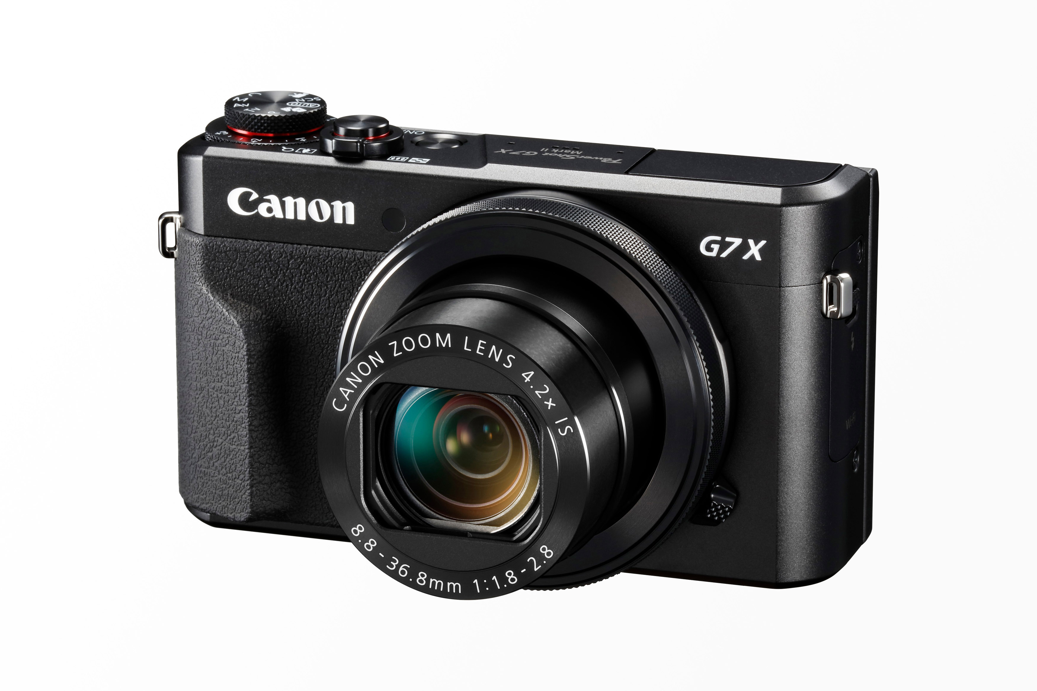 CANON PowerShot G7 X Mark II  Vlogger Kit Digitalkamera Schwarz, 4.2x opt. Zoom, sRGB Farbwiedergabe Touchscreen-LCD, WLAN