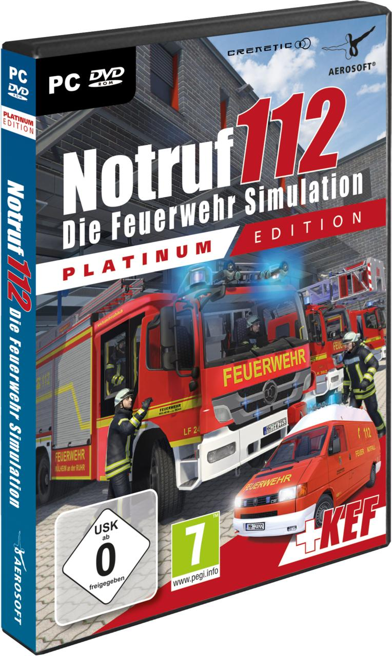 Notruf 112: Feuerwehr Edition [PC] - Die Platinum - Simulation