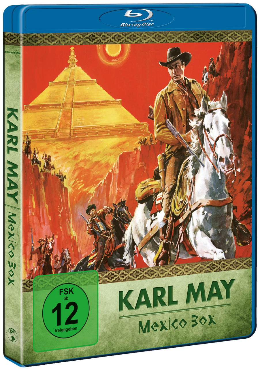 Blu-ray-Hülle für Karl May: Mexico 30x mit Western-Cover-Art.