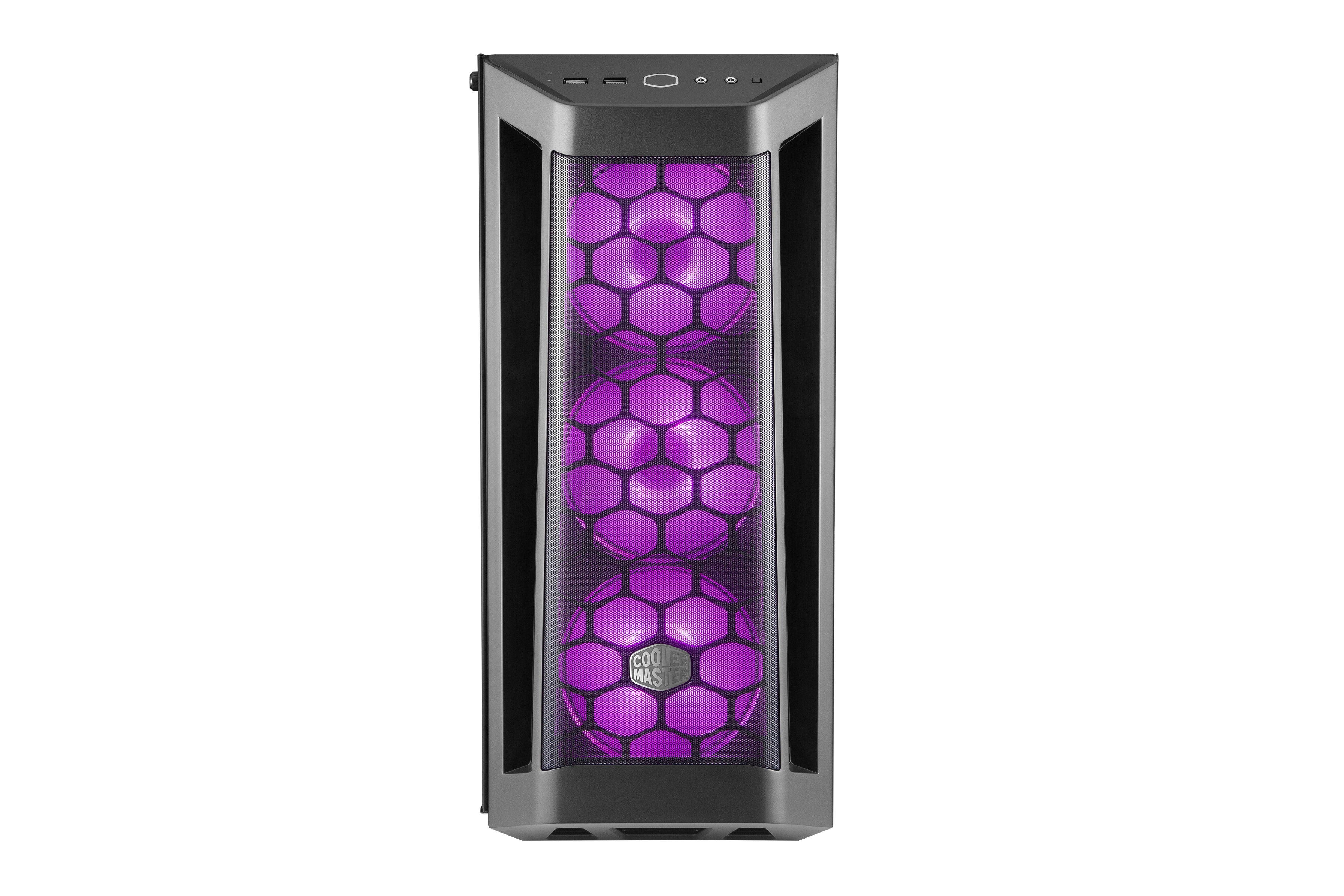 COOLER MASTER MasterBox MB511 RGB PC-Gehäuse, Schwarz