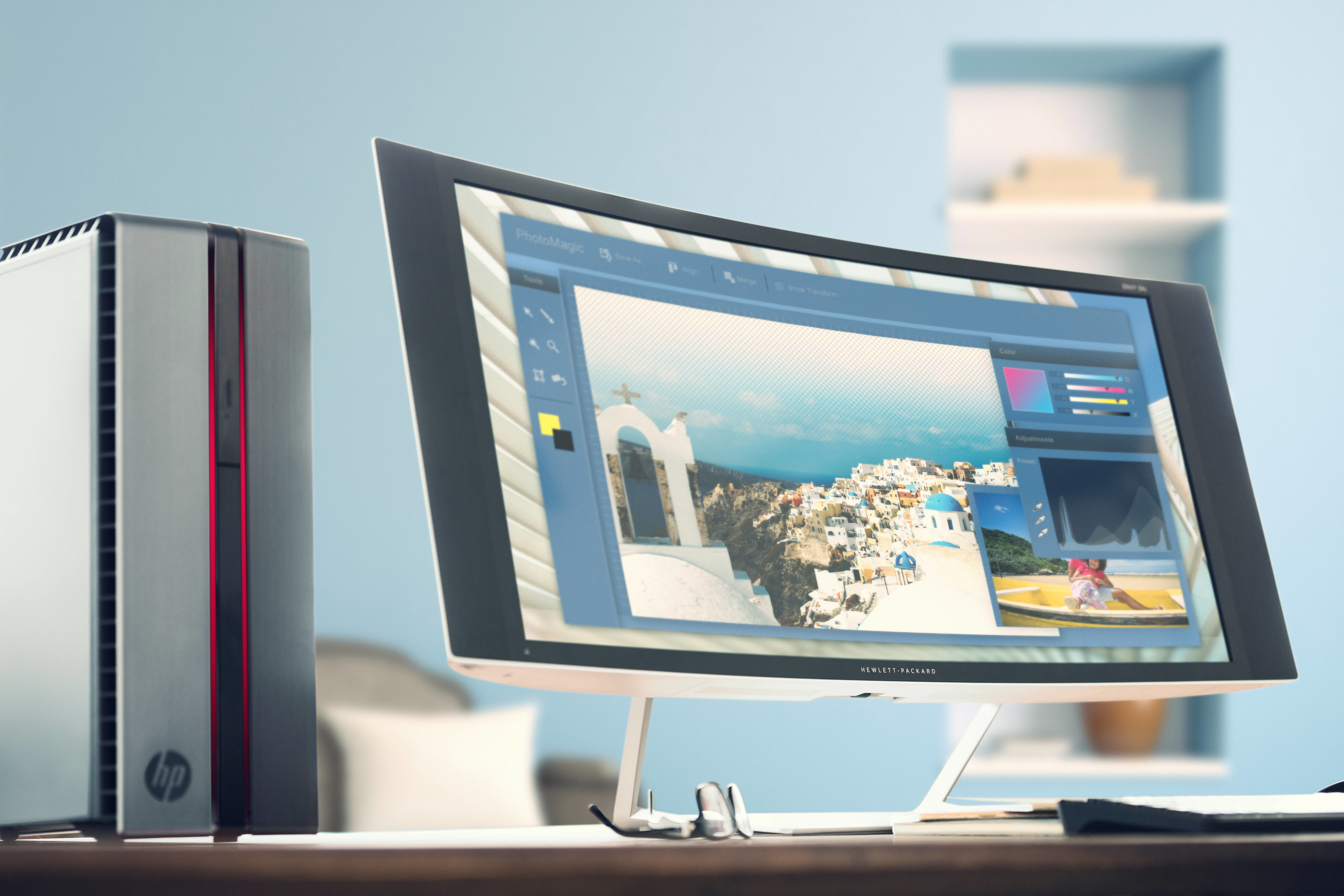 HP ENVY 34C 34 inç Geniş Ortam Ekranı QHD Kavisli Mönitör K1U85AA