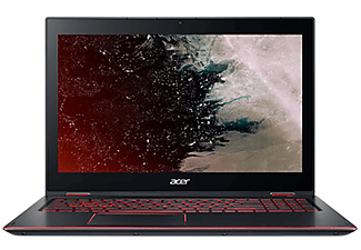 ACER Nitro 5 Spin NP515-51-89V0 - Notebook (15.6 ", 256 GB SSD + 1 TB HDD, Schwarz/Rot)