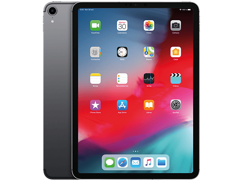 Apple iPad Pro (2018), 256 GB, Gris espacial, WiFi + Cellular, 11" Retina, 4 GB RAM, Chip A12X Bionic, iOS