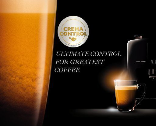 Cafetera superautomática - Krups EA8165 Potencia 1450W, 15 bares de presión, Selector de café