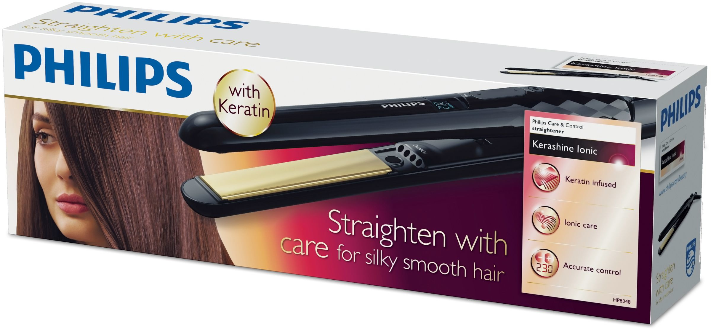 PHILIPS HP8348/00 Kerashine İyonik Saç Düzleştirici