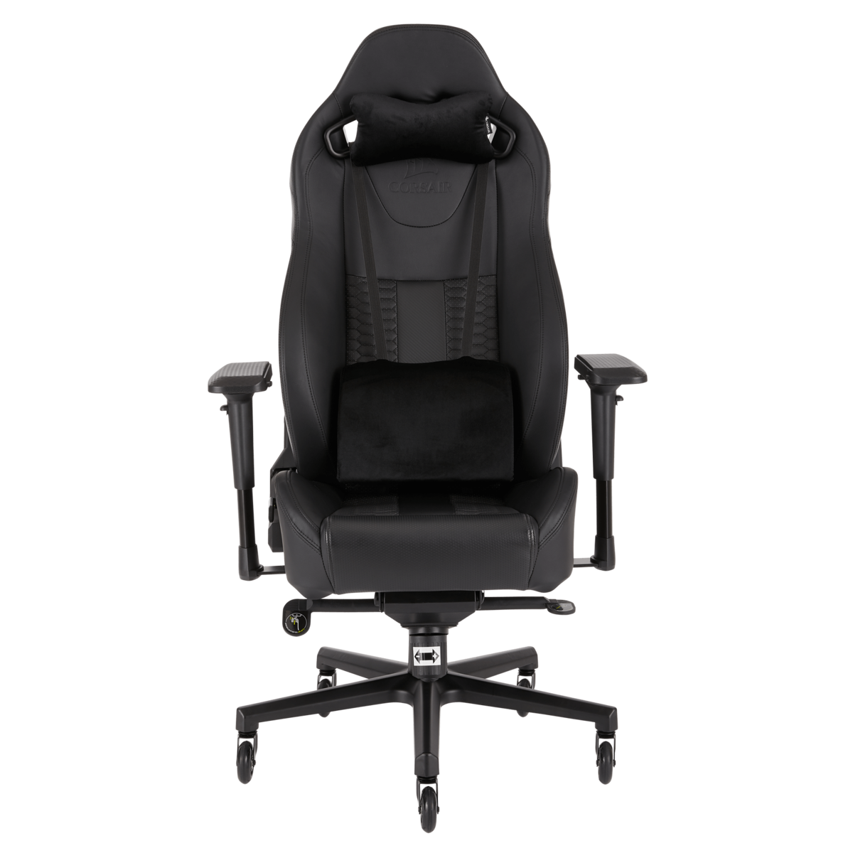 Silla gaming - Corsair T2 Road Warrior, Negro