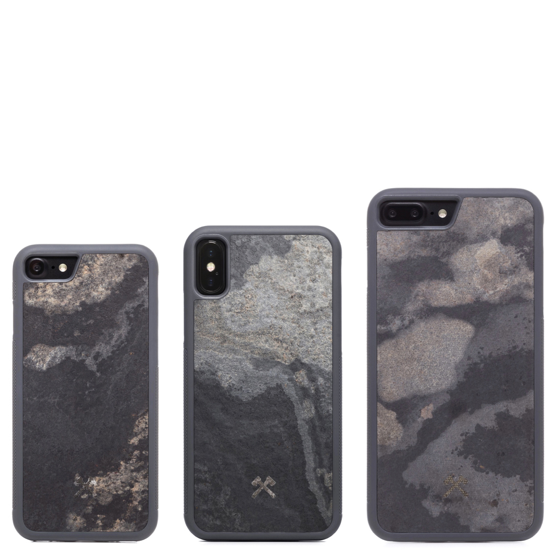 WOODCESSORIES EC Stone Case, Backcover, Apple, iPhone XS Max, Schwarz