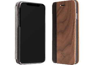 WOODCESSORIES Ecoflip - Custodia a libro (Adatto per modello: Apple iPhone XR)