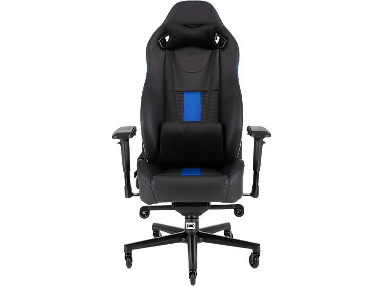 CORSAIR Gaming stoel T2 Road Warrior Zwart/Blauw (CF-9010009-WW)