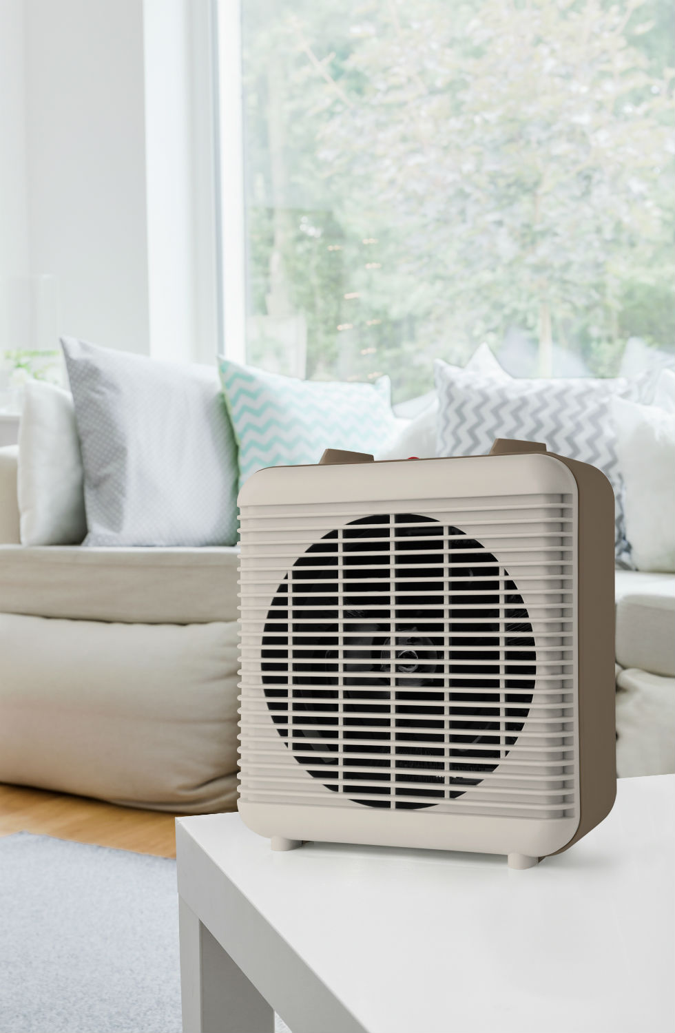 Calefactor - Taurus Tropicano S2001, 2000 W, Ventilador, Termostato, Beige
