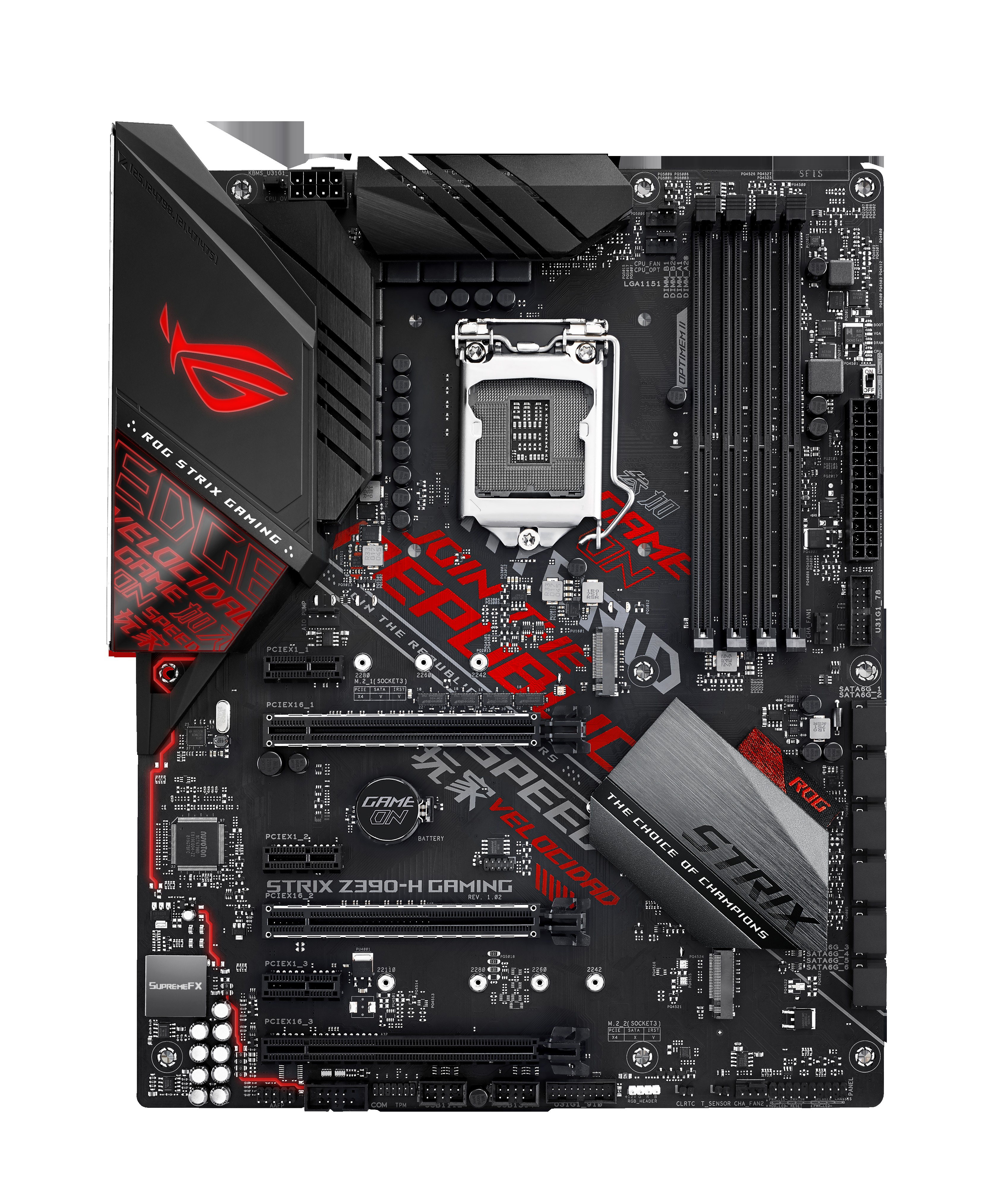ASUS Strix Z390-H Mainboard Schwarz