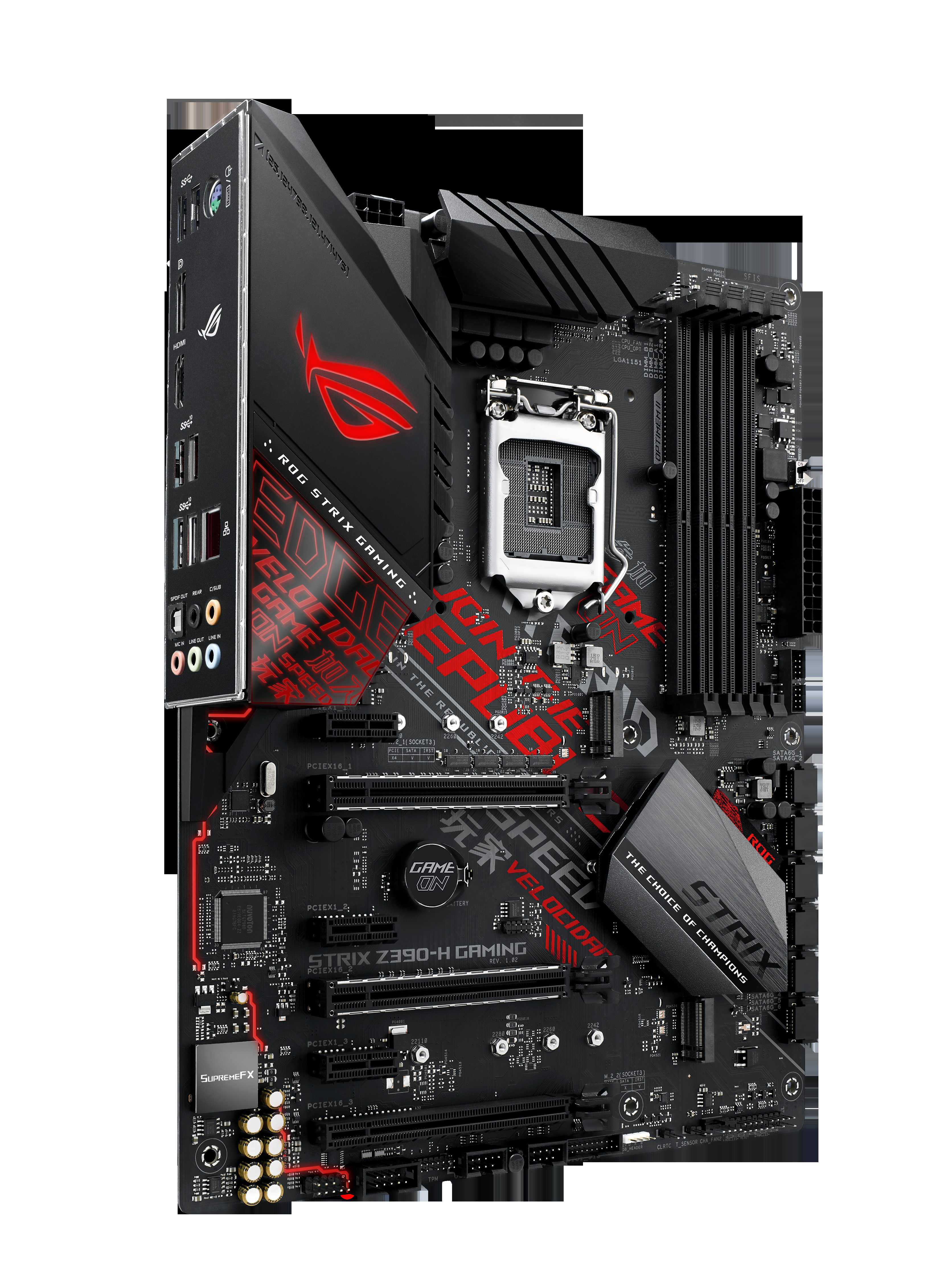 ASUS Strix Z390-H Mainboard Schwarz