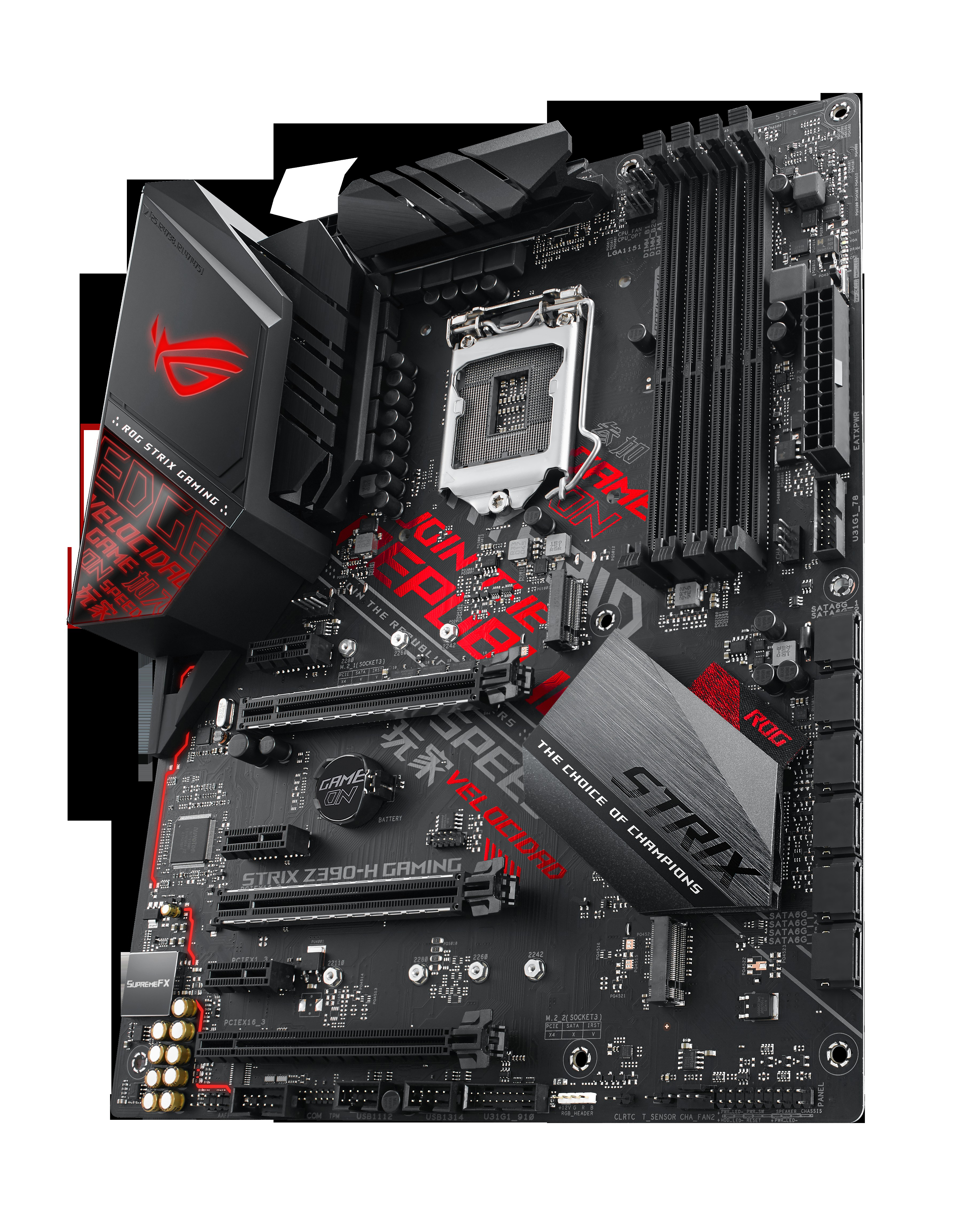 ASUS Strix Z390-H Mainboard Schwarz