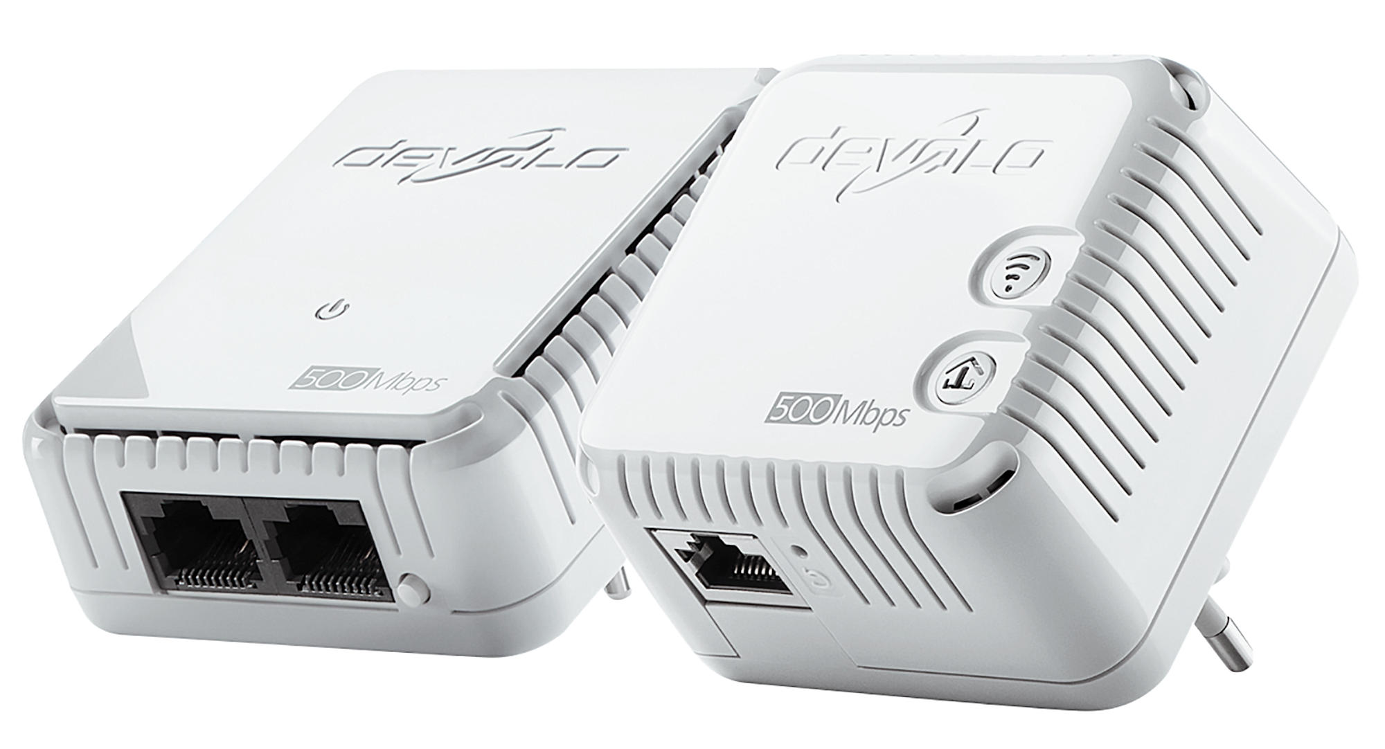 Adaptador PLC - Devolo DLAN 500 Starter Kit, WiFi N, 500Mbps