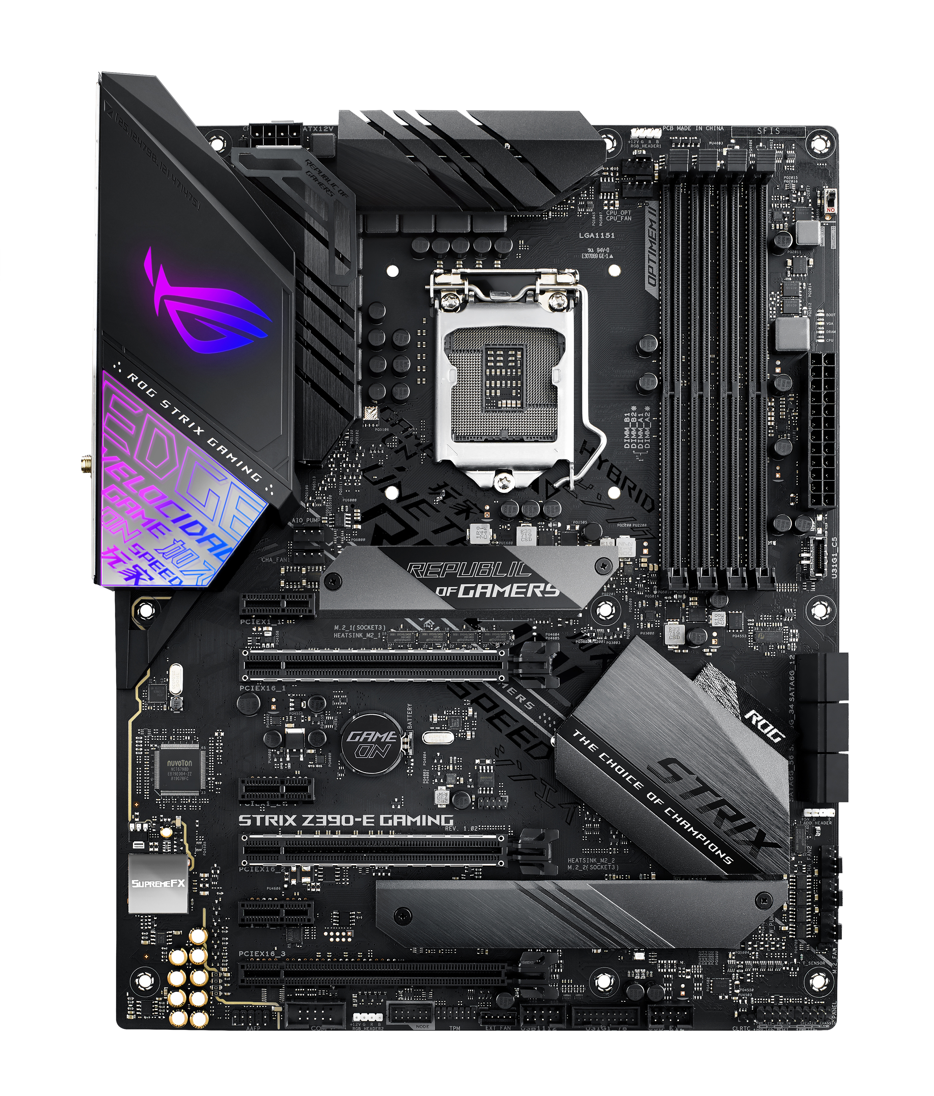 ASUS ROG Strix Z390-E Gaming Mainboard Schwarz