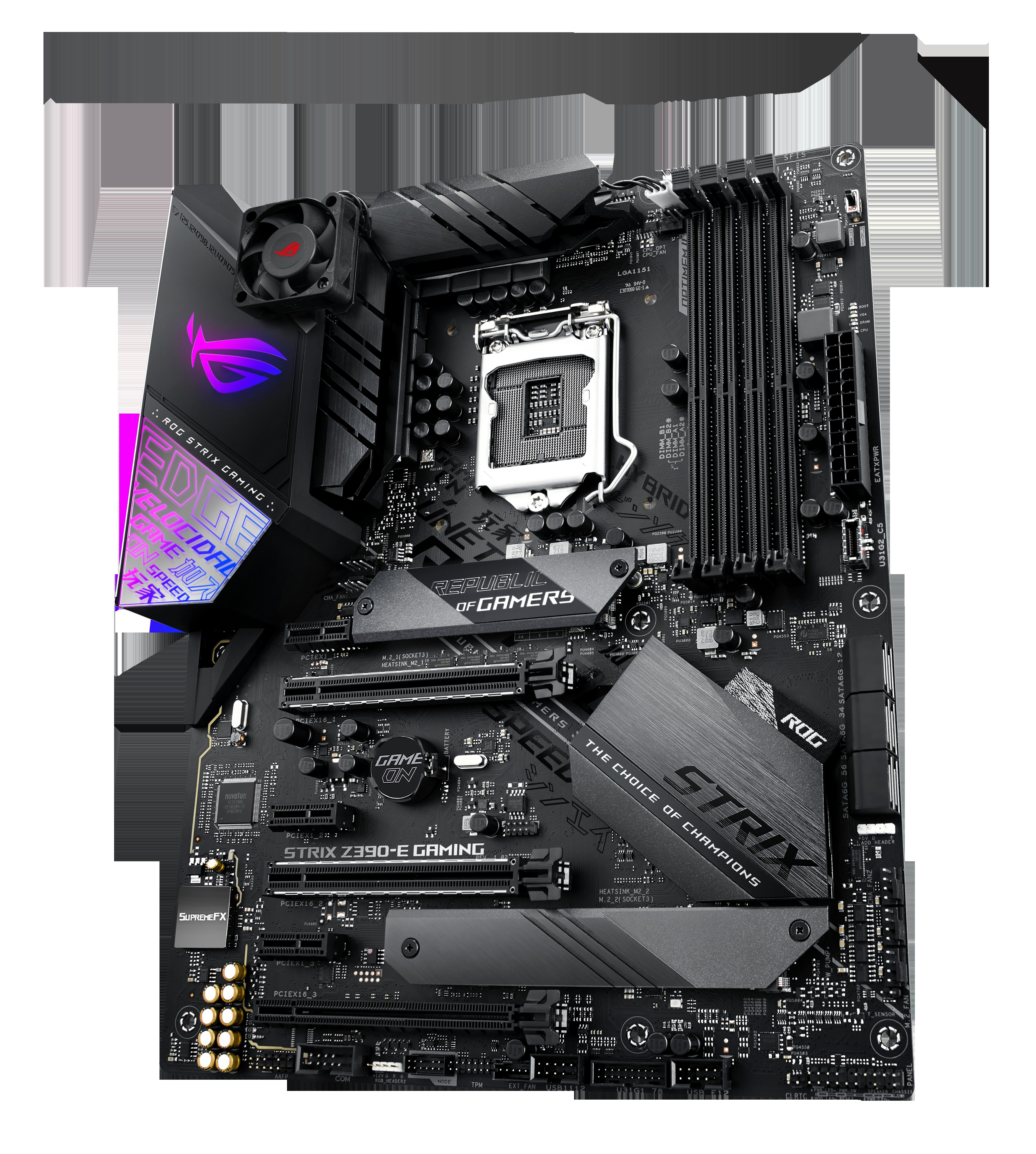 ASUS ROG Strix Z390-E Gaming Mainboard Schwarz
