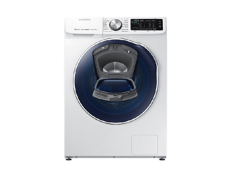 Lavadora secadora - SamsungWD90N645OOW/EC, 9kg/5kg, Blanco