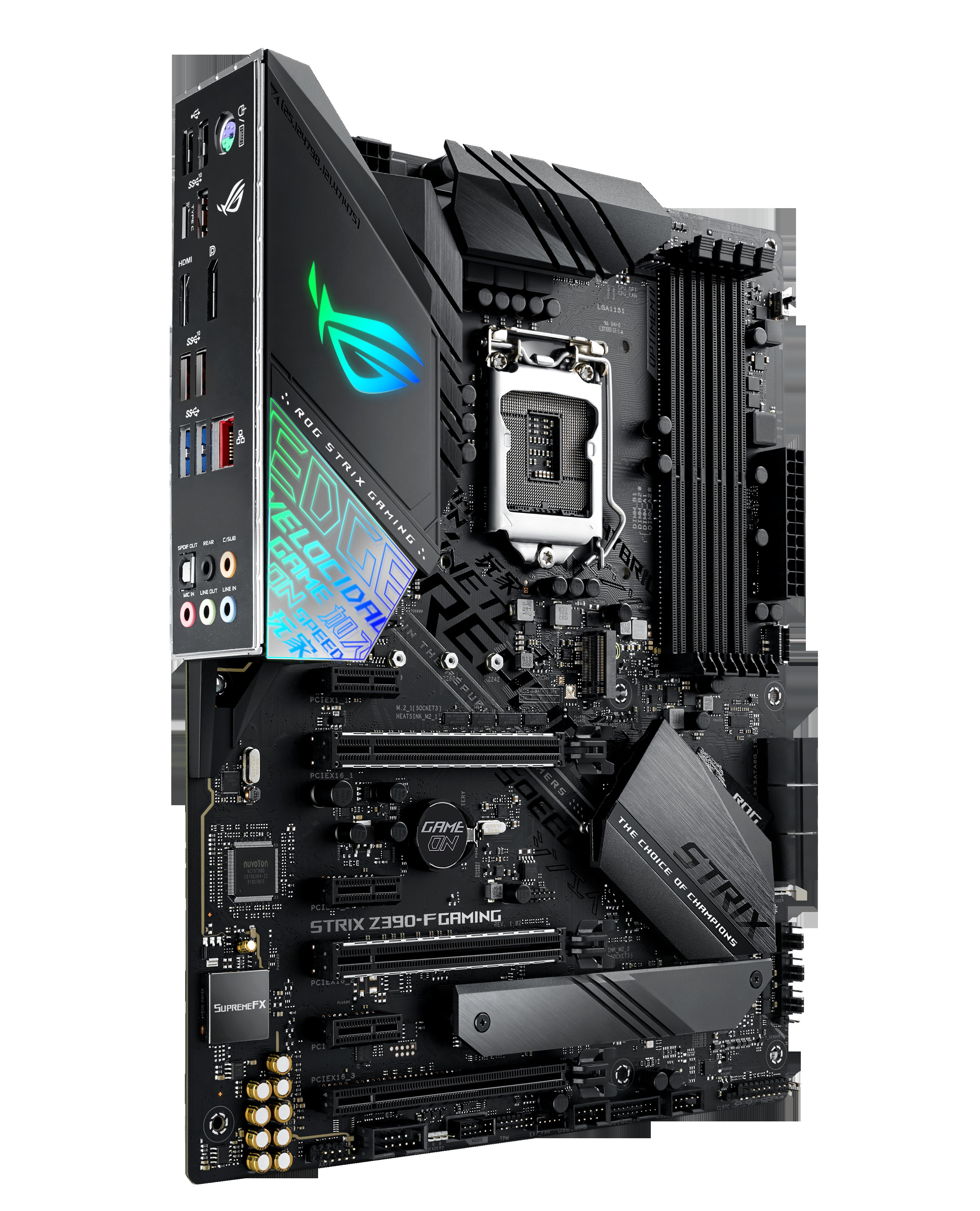 ASUS ROG Strix Z390-F Gaming Mainboard Schwarz