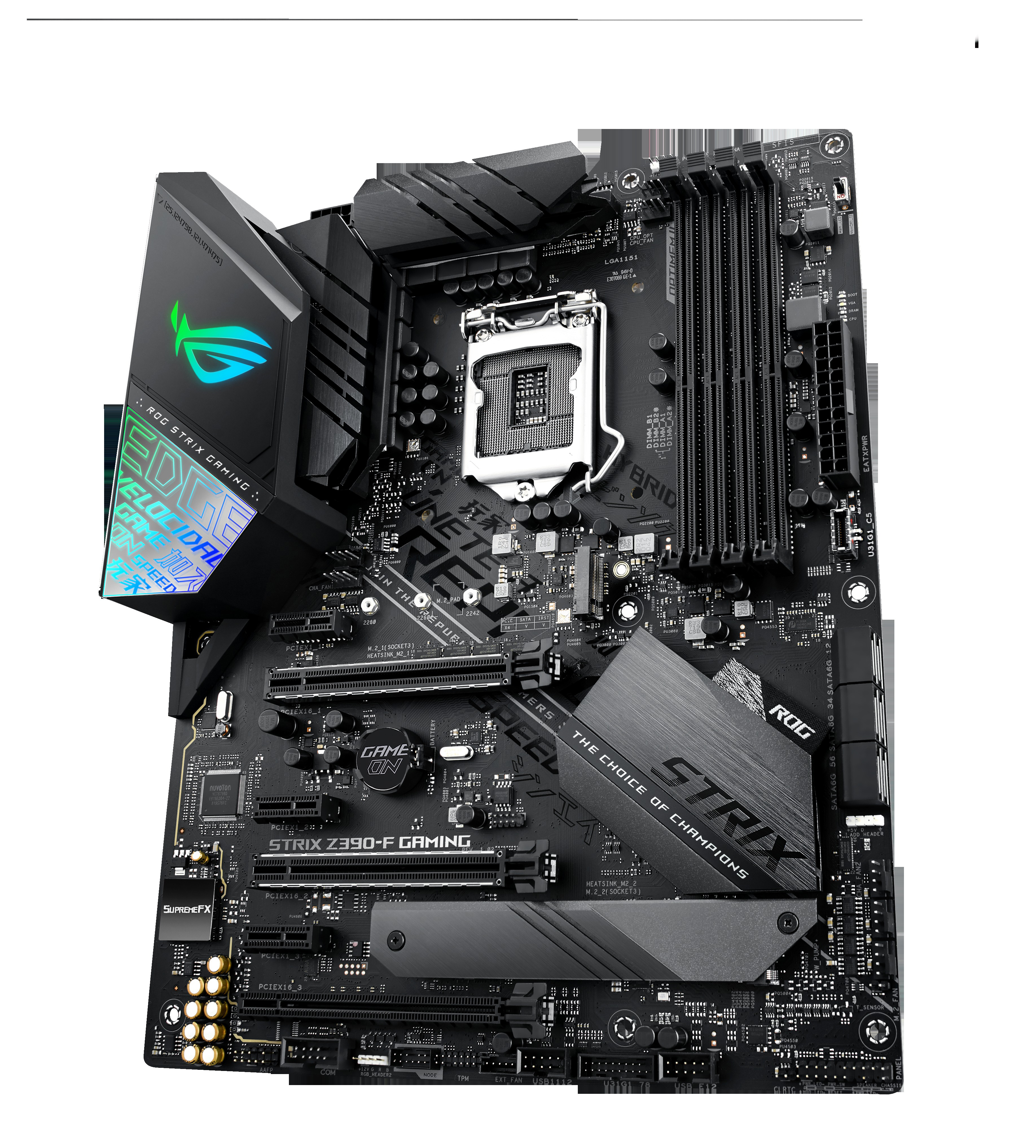 ASUS ROG Strix Z390-F Gaming Mainboard Schwarz