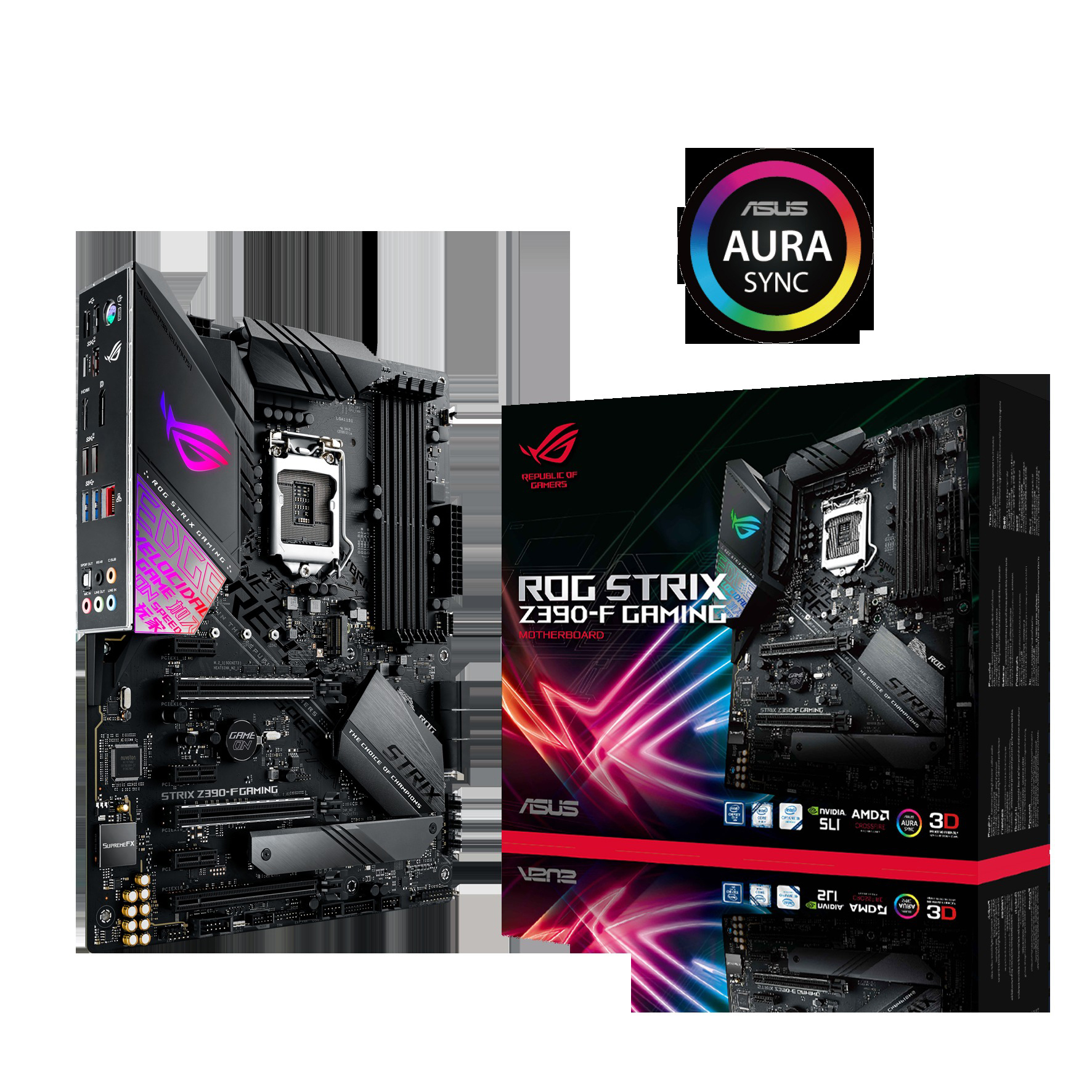 ASUS ROG Strix Z390-F Gaming Mainboard Schwarz