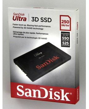 SANDISK Disque dur SSD Ultra 3D 250 GB (173451)