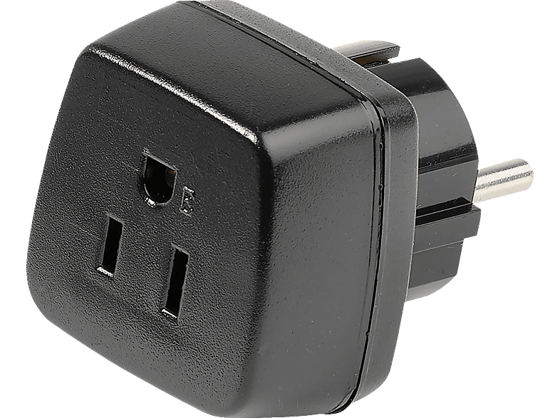 Vivanco 34436 Reisestecker USA, USA Buchse - Schuko Stecker