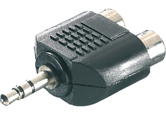 VIVANCO Adapter 1 x  3.5 mm hane till 2 x RCA hona