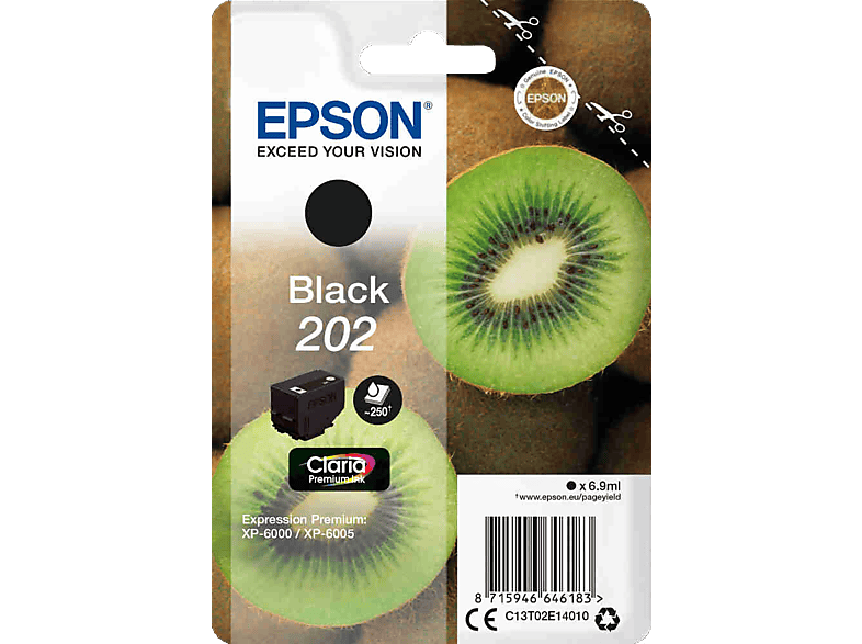 Epson 202 Zwart (c13t02e14020)