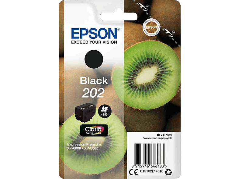 EPSON 202 Zwart (C13T02E14020)