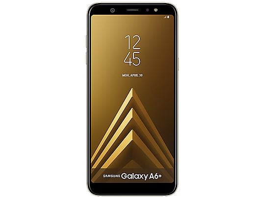 Móvil - Samsung Galaxy A6+, Dorado, 32 GB, 3 GB RAM, 6", Snapdragon 450, 3500 mAh, Android