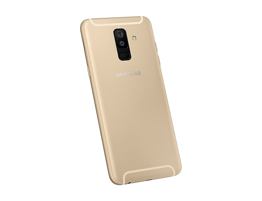 Móvil - Samsung Galaxy A6+, Dorado, 32 GB, 3 GB RAM, 6", Snapdragon 450, 3500 mAh, Android