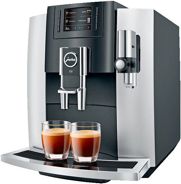 JURA E8 Kaffeevollautomat Platin