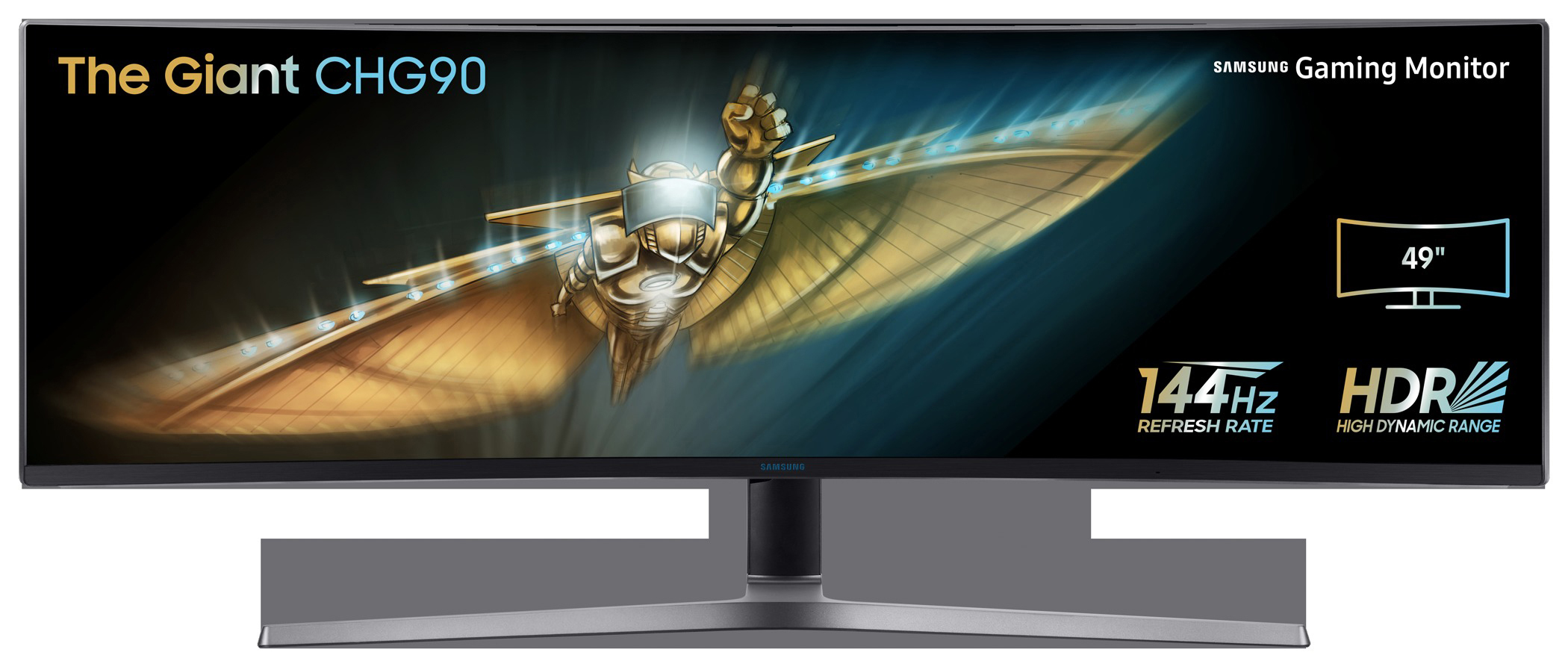 SAMSUNG C49HG90DMU 48,9 Zoll  2K UltraWide QHD  Curved Gaming Monitor  1 ms Reaktionszeit  