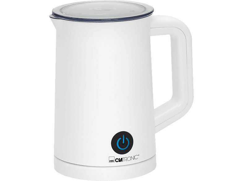 Clatronic MS 3693 Milchaufschäumer (Weiß, 500 Watt, 0,55 l)