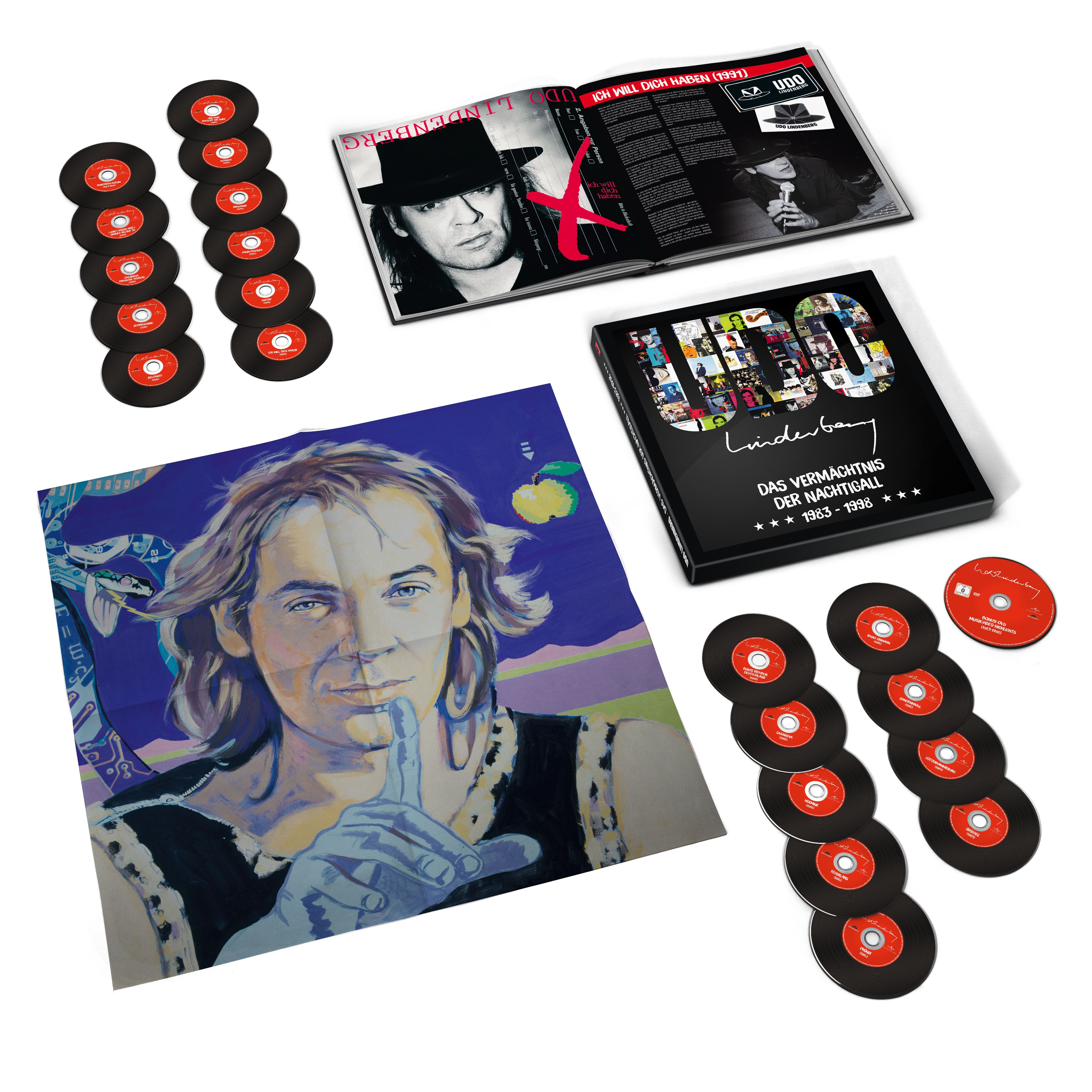 Udo Lindenberg - Das Vermächtnis der Nachtigall 1983-1998 (Ltd Edt)  - (CD + DVD Video)