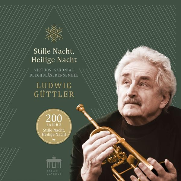 Albumcover mit Mann, der Trompete hält, mit Text und Logo.