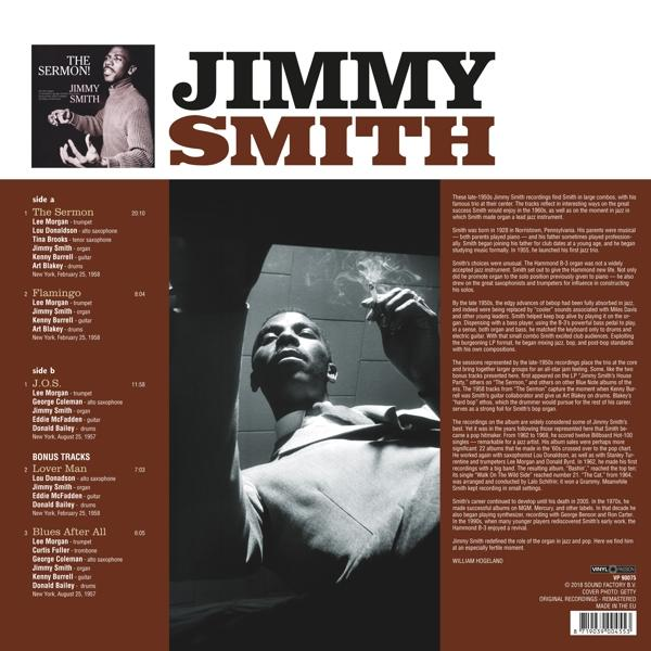 Jimmy Smith - The Sermon  - (Vinyl)