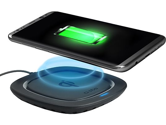 SBS 10W Wireless Charger - Ladestation (Schwarz)