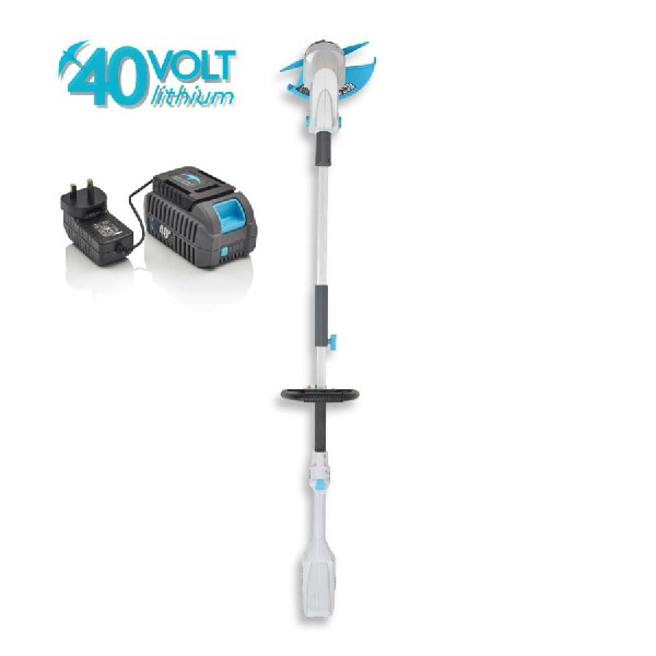 Desbrozadora - Swift EB310D2, Corte doble, Cabezal ajustable, Bajo ruido, Incluye batería y cargador