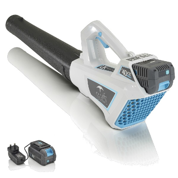 Soplador - Swift EB430D2, 40 V, Tubo desmontable, Botón seguridad, Incluye batería y cargador