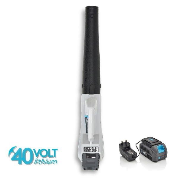 Soplador - Swift EB430D2, 40 V, Tubo desmontable, Botón seguridad, Incluye batería y cargador