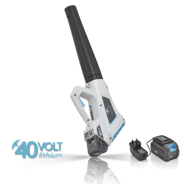 Soplador - Swift EB430D2, 40 V, Tubo desmontable, Botón seguridad, Incluye batería y cargador