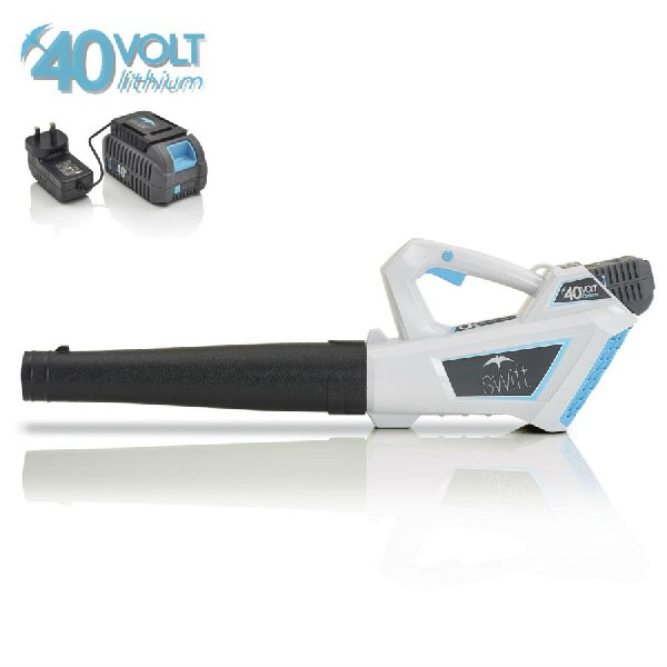 Soplador - Swift EB430D2, 40 V, Tubo desmontable, Botón seguridad, Incluye batería y cargador