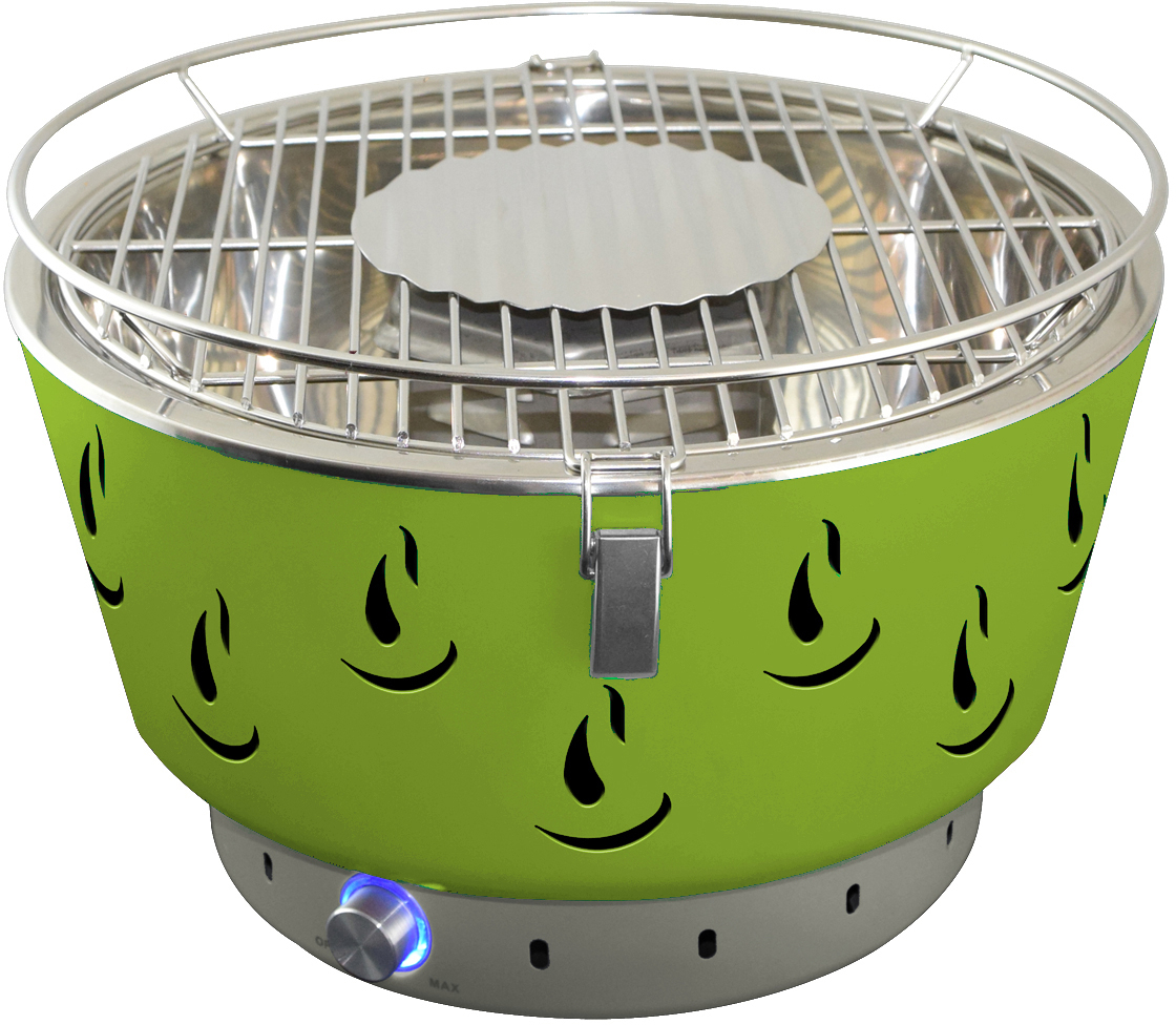 ACTIVA 10960G AIRBROIL JUNIOR Kohlegrill, Grün 