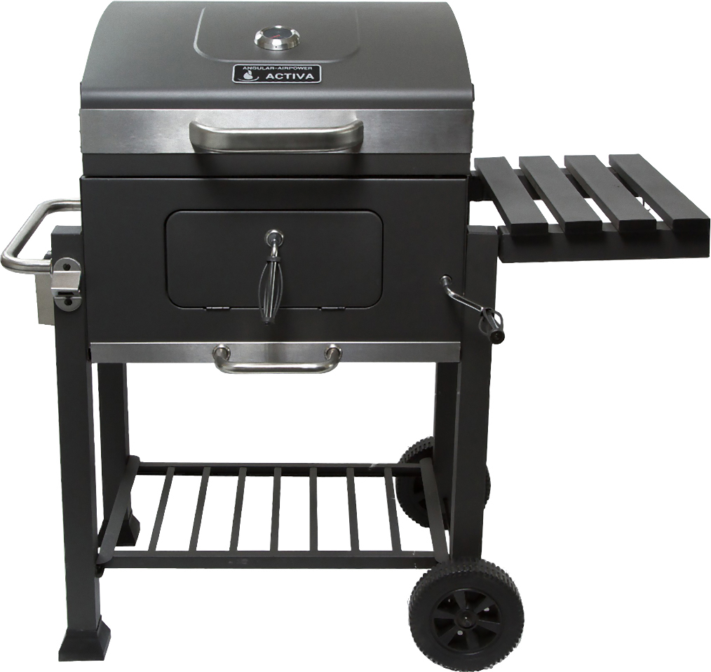 ACTIVA T-600 ANGULAR AIR-POWER Kohlegrill, Schwarz 