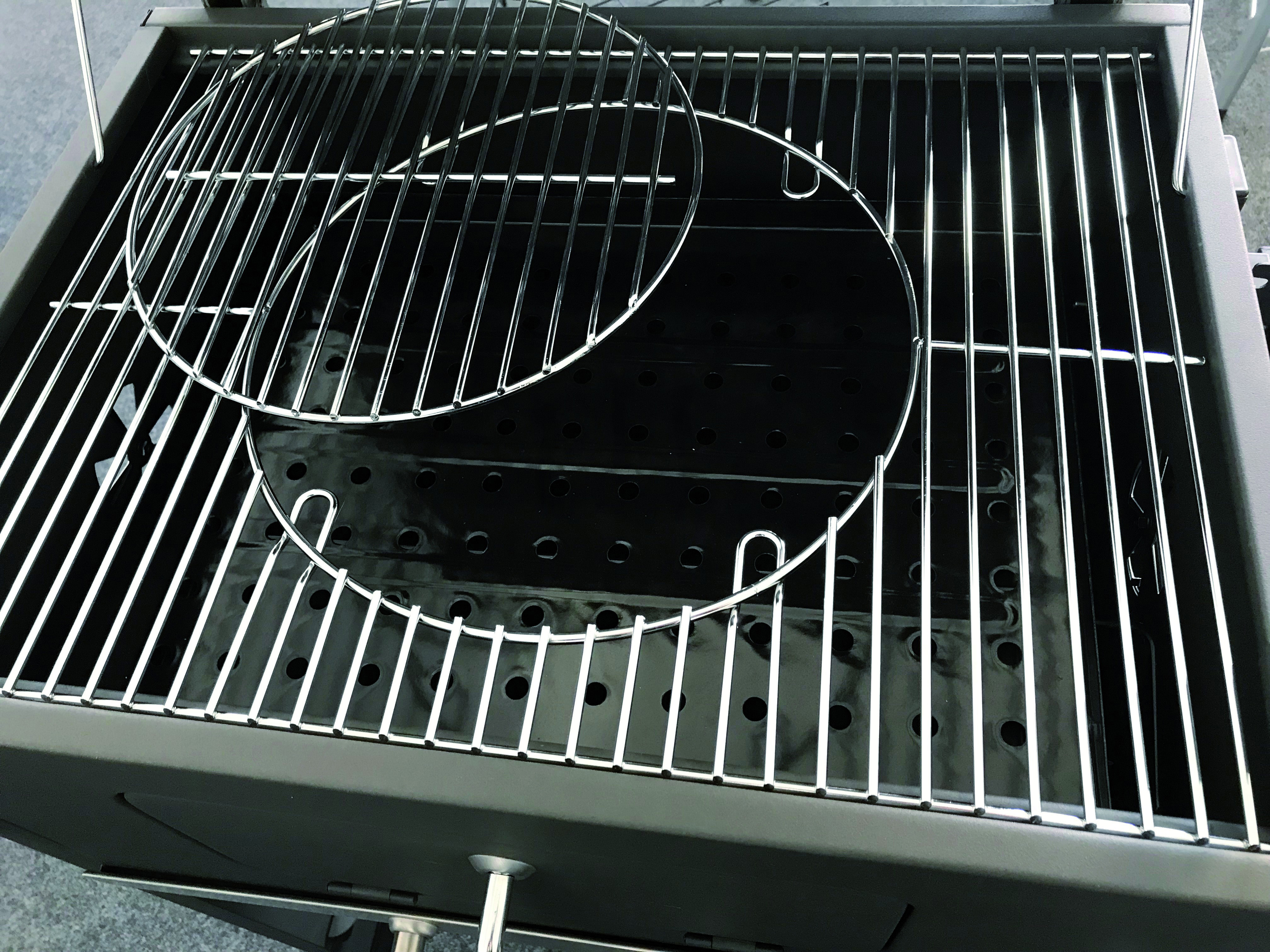 ACTIVA T-600 ANGULAR AIR-POWER Kohlegrill, Schwarz 